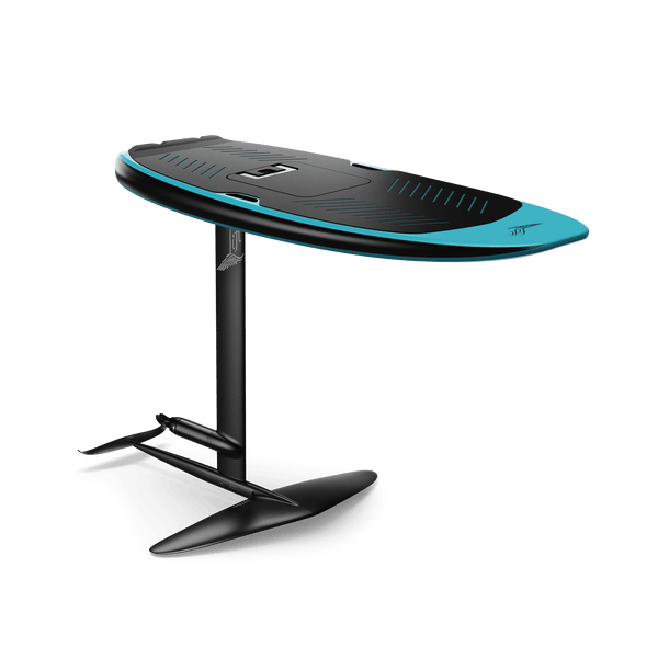 Lift Foils 5'2 LIFTX eFoil – Spark Blue – complete package isometric view