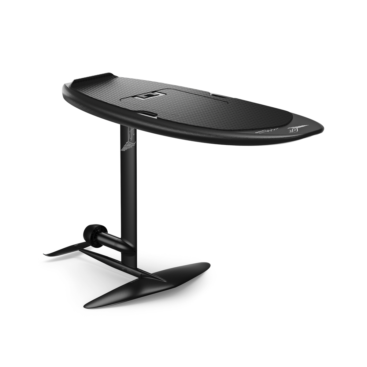 Lift Foils Laird 5'2 LIFT5 eFoil – Carbon Hex Black – isometric package view