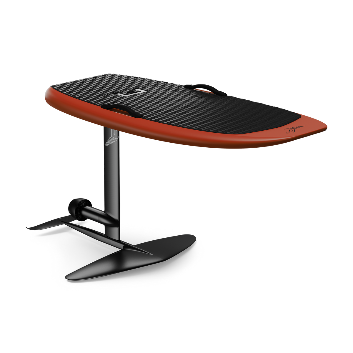 Lift Foils 5'4 LIFT5 Cruiser eFoil – Red Rock – complete package isometric view