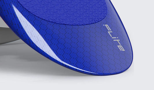 FLITEBOARD PRO Carbon Ultramarine board nose and deck detail