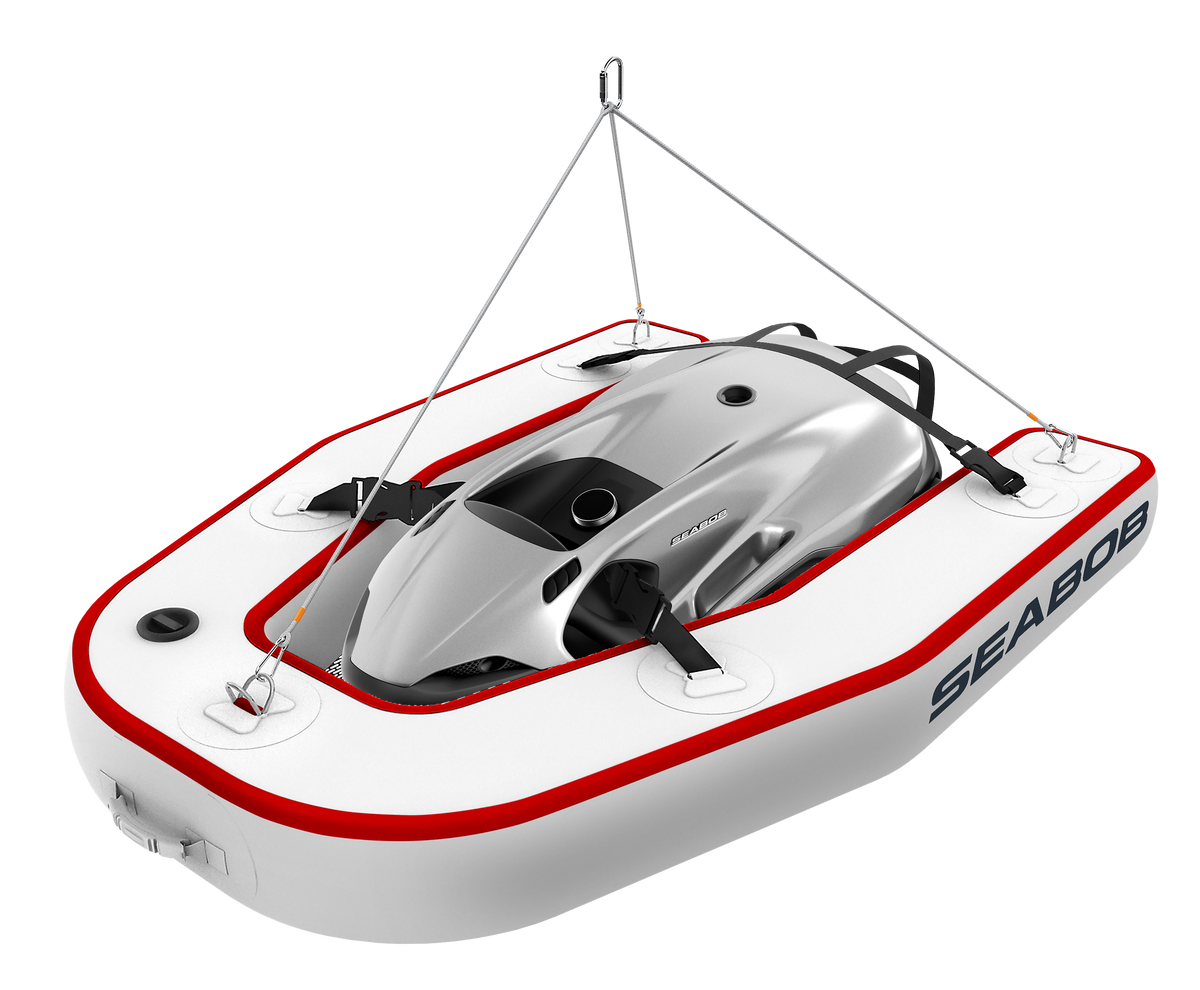 SEABOB Lifting Dock shown with a SEABOB for demonstration; SEABOB not included