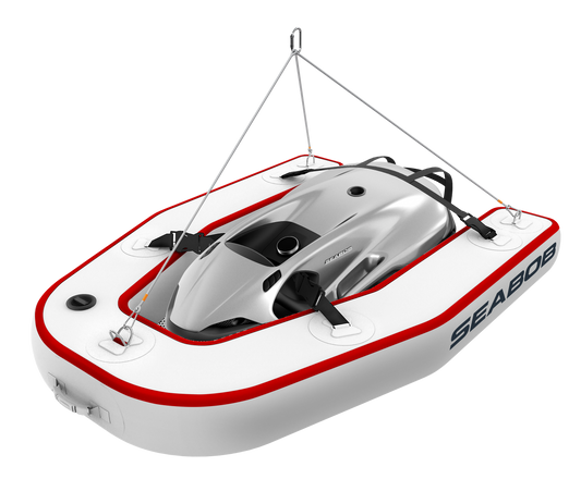 SEABOB Lifting Dock shown with a SEABOB for demonstration; SEABOB not included